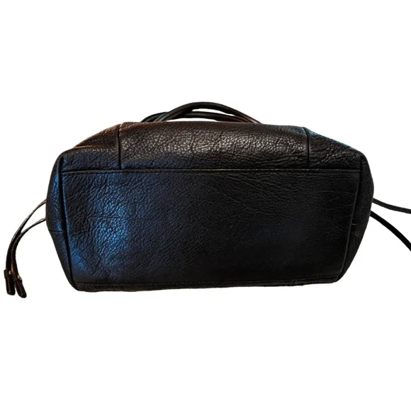 VGUC Kate Spade Black Pebbled Leather Westbury Satchel w/Side Drawstring - Picture 6 of 10